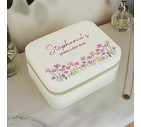 Personalised Floral Travel Jewellery Box