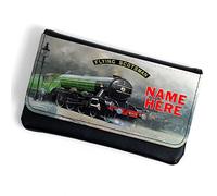 Personalised Flying Scotsman Tobacco Pouch Rolling Cigarette Baccy Case Wallet Steam Train Smoking Gift FST01