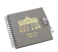 Personalised Foil Print Scrapbook, Photo Album, Spiral Bound, for Berlin Memories