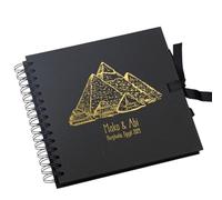 Personalised Foil Print Scrapbook, Photo Album, Spiral Bound, for Egypt Memories
