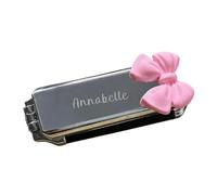 Personalised Folding Hair Brush, Personalized Compact Brush with Mirror - Custom Engraved Travel Comb, Portable Cushion Brush for Purse, Gift for Women Her (C)