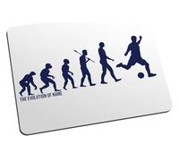 Personalised Football Evolution Mouse Mat for Tottenham Hotspur fans in Spurs colours, fabric top, non slip desktop computer mouse pad 5mm thick