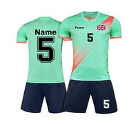 Personalised Football Kit for Kids Adult Custom Football Shirts and Shorts with Your Name Number Team Logo