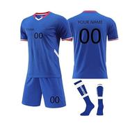 Personalised Football Kit for Men/Women/Kids with Your Name/Number/Team/Logo，Customizable Football Training Shirts Shorts and Socks Set,Personalised Gifts,Football Gifts For Boys
