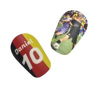 Personalised Football Shin Pads for Children - with Photo and Name