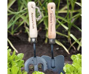 Personalised Fork & Trowel Set