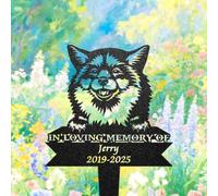 Personalised Fox Memorial Stake Headstone, Custom Tribute for Wildlife Lover Cemetery Plaque, Metal Grave Marker for Nature Enthusiast Stakes, Pet Cemetery Decor, Pet Tribute