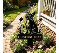 Personalised French Bulldog Memorial Stake, Custom Name Plaque | Memorial Plaques for Outdoors, Dog Memorial Gifts for Loss of Dog, Garden Decor, Grave Decorations for Cemetery, Grave Marker