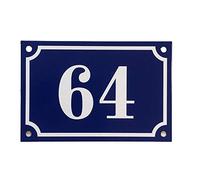 Personalised French Style Blue & White Metal House Number (10cm x 15cm) £16.50