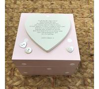 PERSONALISED FRIEND Box ~ Best Special Friend gift KEEPSAKE Trinket Jewellery any names Birthday friend Xmas present. Sentimental. ANY Names Bestie BFF Friend