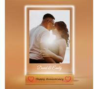 Personalised from Acrylic Plaque with Photo Personalised Gifts Valentines Gifts for Men Women Him Boyfriend Girlfriend Acrylic Plaque Gifts for Birthday Valentine's Day (5 Size: 15-40cm)