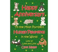 Personalised from The Cat Anniversary Card (Purrfect Human Pawrents)