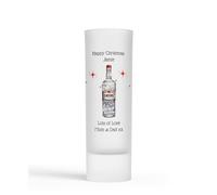 Personalised Frosted Shot Glass with Vodka Bottle Design, 2oz Capacity, Gift for 18th 21st 30th 40th Birthday