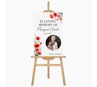 Personalised Funeral Memorial Board - Printed on Rigid Foam Board - In Loving Memory/Celebration of Life - UK Made FD51