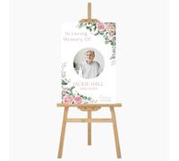 Personalised Funeral Memorial Board - Printed on Rigid Foam Board - In Loving Memory/Celebration of Life - UK Made Fd57