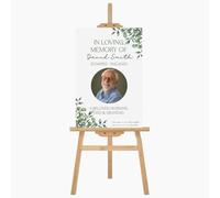 Personalised Funeral Memorial Board - Printed on Rigid Foam Board - In Loving Memory/Celebration of Life - UK Made FD53