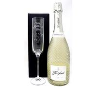 Personalised Fusion Flute & 75cl Freixenet Prosecco - Mother's Day Design (No Gift Box)