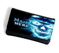 Personalised Gamer Tobacco Pouch Rolling Cigarette Baccy Case Wallet Skull Smoking Gift ST733