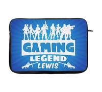 Personalised Gaming Legend inspired Game Lover Gift present idea Christmas/Birthday themed Funny W / 13” / 14” / 15” Laptop Sleeve. (15")