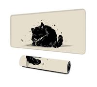 Personalised Gaming Mouse Mat Large 800x300mm Custom Image or Cute Animal Pattern Waterproof Extended Mouse Pad with Non Slip Rubber Base and Stitched Edges for Gamers