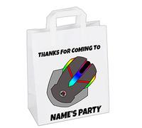 Personalised Gaming Video PC Gamer Party Bags Goody Loot Treat Gift Bags (Pack of 12)