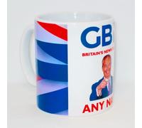 Personalised GB News Nigel Farage Ceramic Mug Funny Novelty Reform Party Great Britain Channel Gift