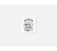Personalised Gems Where There Is Tea There Is Hope Coaster Handcrafted in the UK Gift Present Anniversary Christmas Birthday Movie Show Kids Mug Cup