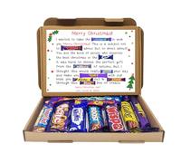 Personalised Generic Poem Christmas End of Term Thank you gift Treat Box Hug in a box, hamper thank you gift - Thank you From Me