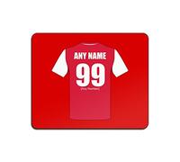 Personalised Gift - Arsenal Mouse Mat (Football Club Design Theme, Colour Options) - Any Name/Message on Your Unique Pad MouseMat MousePad - The Gunners