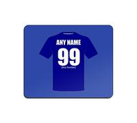 Personalised Gift - Birmingham City Mouse Mat (Football Club Design Theme, Colour Options) - Any Name/Message on Your Unique Pad MouseMat MousePad - The Blues