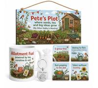 Personalised Gift Box Set Plot Of Our Dreams Allotment Holder Mug
