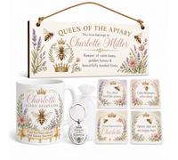 Personalised Gift Box Set Queen Bee of the Apiary Beekeeping Gift for Her
