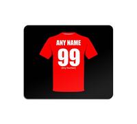 Personalised Gift - Bristol City Mouse Mat (Football Club Design Theme, Colour Options) - Any Name/Message on Your Unique Pad MouseMat MousePad - The Robins