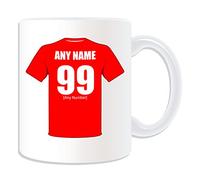 Personalised Gift - Bristol City Mug (Football Design Theme, White) - Any Name/Message on Your Unique Mug - The Robins Club