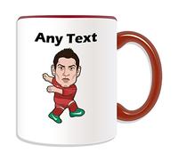 Personalised Gift - C Ronaldo Mug (Football Star Design Theme, Colour Options) - Any Name/Message on Your Unique Mug - LFA Primera Division - Cristiano dos Santos Aveiro Portugal