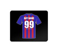 Personalised Gift - Crystal Palace Mouse Mat (Football Club Design Theme, Colour Options) - Any Name/Message on Your Unique Pad MouseMat MousePad - The Eagles Glaziers