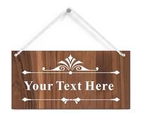 Personalised Gift for Anniversary Christmas Wedding Custom Gift for Couple Garden Sign Plaque Hanging House Sign Plaque Wooden Yard Sign Friendship Gifts (Design 5)
