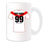 Personalised Gift - Large Saint Helens Mug (Rugby League Design Theme, White) - Any Name/Message on Your Unique Mug - St The Saints Club