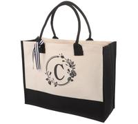 Personalised Gift Large with Handle Tote Bag Linen for Weddings