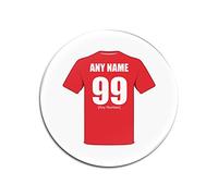 Personalised Gift - Leyton Orient Round Glass Coaster (Football Club Design Theme, Colour Options) - Any Name/Message on Your Unique Mat Pad - The Orient Os