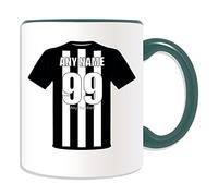 Personalised Gift - Newcastle Mug (Football Design Theme, Colour Options) - Any Name/Message on Your Unique Mug - The Toon Geordies United Club