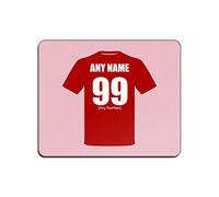 Personalised Gift - Nottingham Forest Mouse Mat (Football Club Design Theme, Colour Options) - Any Name/Message on Your Unique Pad MouseMat MousePad - The Reds
