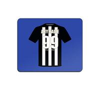 Personalised Gift - Notts county Mouse Mat (Football Club Design Theme, Colour Options) - Any Name/Message on Your Unique Pad MouseMat MousePad - The Magpies