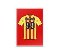Personalised Gift - Partick Thistle Glass Fridge Magnet (Football Club Design Theme, Colour Options) - Any Name/Message on Your Unique - The Jags Harry Wraggs Maryhill Magyars