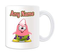 Personalised Gift - Patrick Mug (Penguin Cartoon Character Costume) Unique Name Message Silly Funny Superhero Hero Super Star