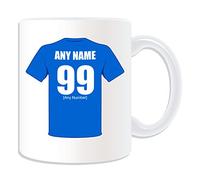 Personalised Gift - Peterborough United Mug (Football Design Theme, White) - Any Name/Message on Your Unique Mug - The Posh Club