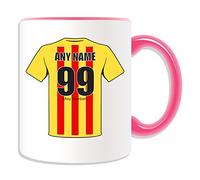 Personalised Gift - Thistle Mug (Football Design Theme, Colour Options) - Any Name/Message on Your Unique Mug - The Jags Harry Wraggs Maryhill Magyars Partick Club