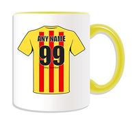 Personalised Gift - Thistle Mug (Football Design Theme, Colour Options) - Any Name/Message on Your Unique Mug - The Jags Harry Wraggs Maryhill Magyars Partick Club