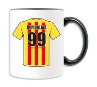 Personalised Gift - Thistle Mug (Football Design Theme, Colour Options) - Any Name/Message on Your Unique Mug - The Jags Harry Wraggs Maryhill Magyars Partick Club