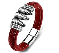 Personalised Gifts Bracelet Charms, Men's Bracelet Vintage Totem Bracelets Men's Bracelet Stainless Steel with Magnetic Clasp